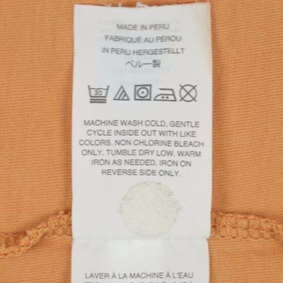 Madewell Women's Small Orange & Gold Zodiac Graphic Crewneck Short Sleeve Tee - Picture 10 of 10